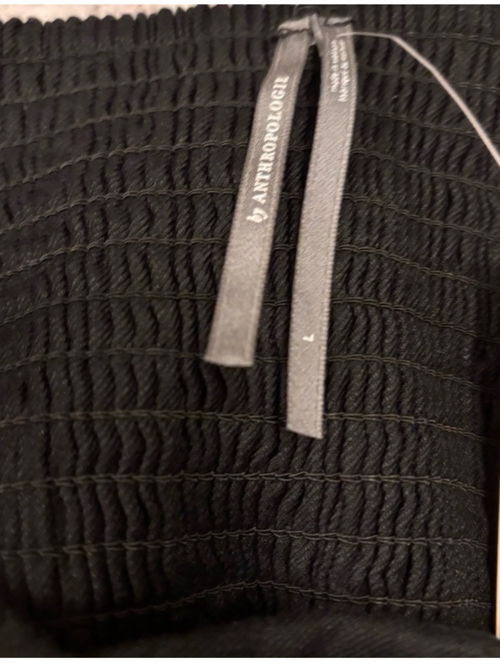 Anthropologie Black Sleeveless Midi Dress with Side Buttons - Picture 4 of 5